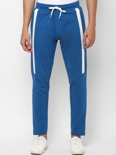 

Allen Solly Men Blue Solid Straight-Fit Track Pants