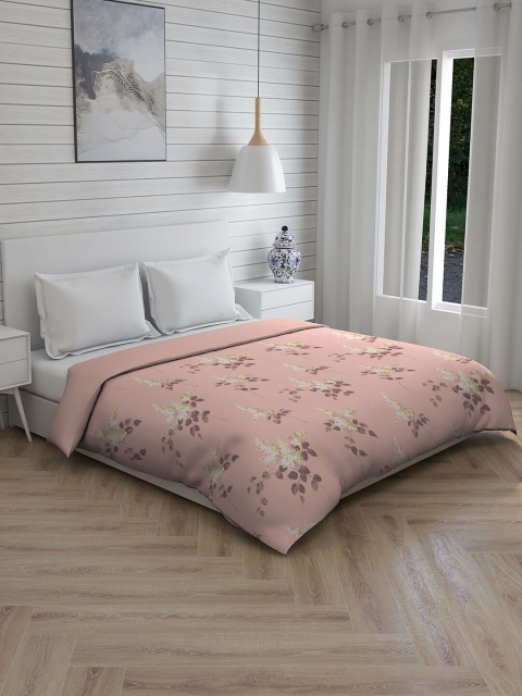 

Boutique Living India Pink Floral AC Room 120 GSM Double Bed Comforter