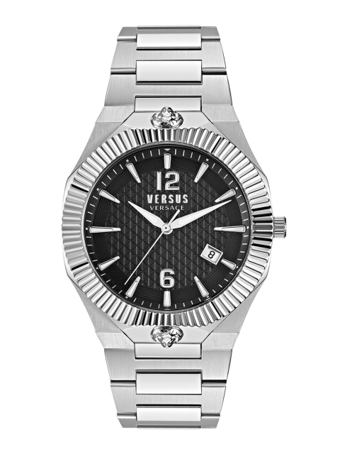 

Versus Men Black & Silver-Toned Analogue Watch VSP1P0421-Black