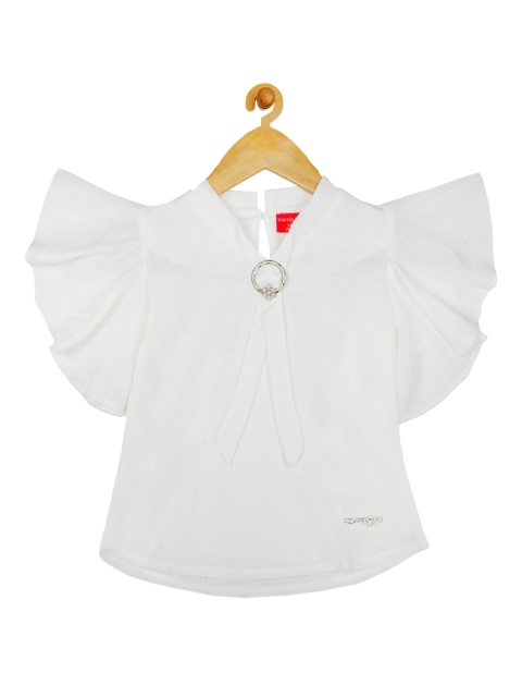 

Tiny Girl Off White A-Line Top