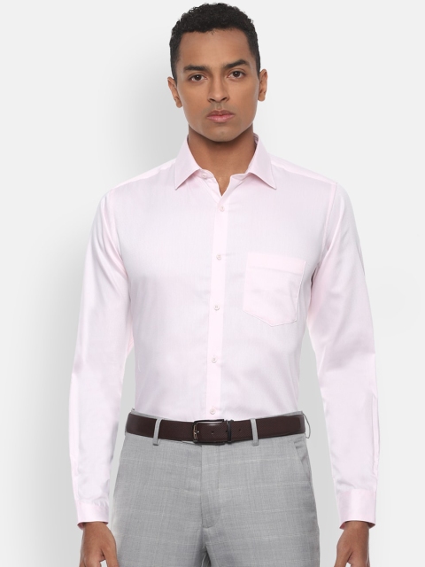 

Van Heusen Men Pink Regular Fit Solid Formal Shirt