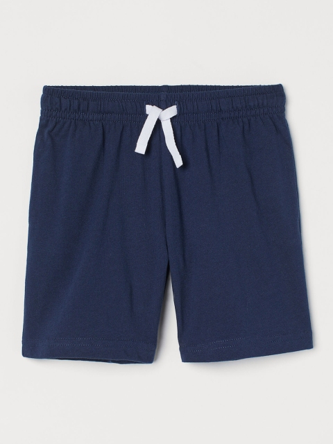 

H&M Boys Blue Solid Jersey Shorts