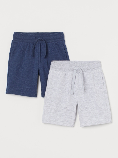 

H&M Boys 2-Pack Sweatshirt Shorts, Blue