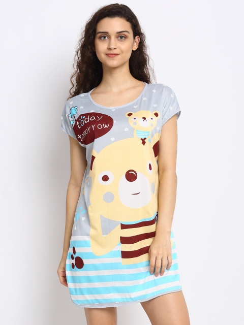 NEUDIS Assorted Printed Cotton Sleep Shirts
