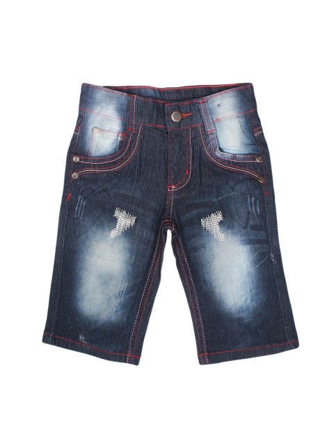 

Lil Lollipop Boys Blue Washed Regular Fit Regular Shorts
