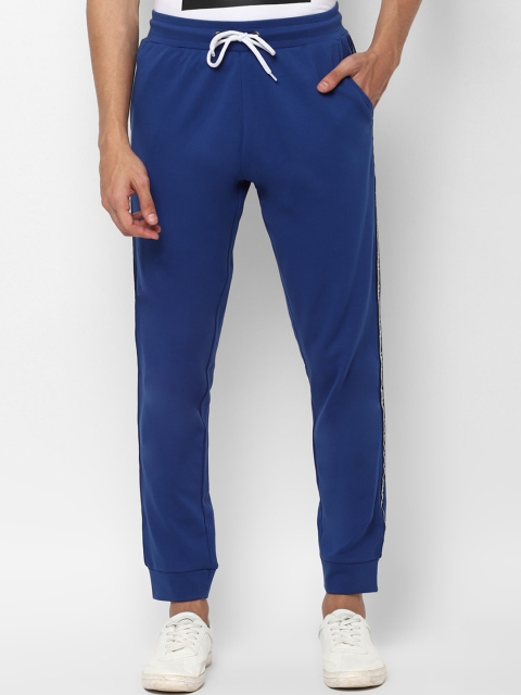 

Allen Solly Men Blue Solid Straight-Fit Track Pants