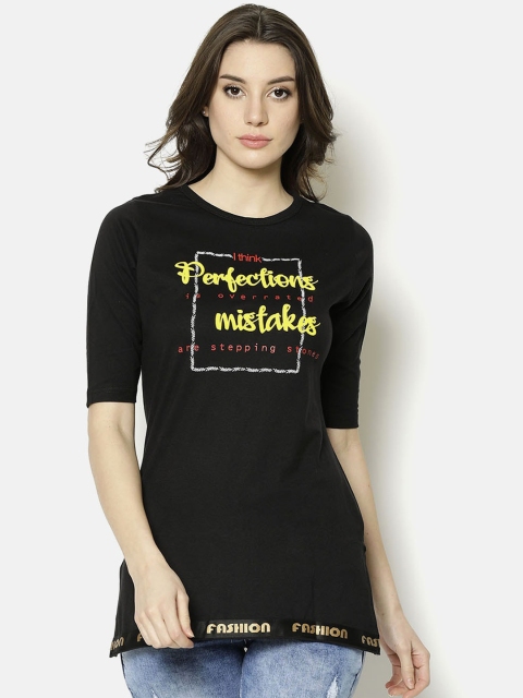 

V2 Value & Variety Black Chambray Regular Longline Top