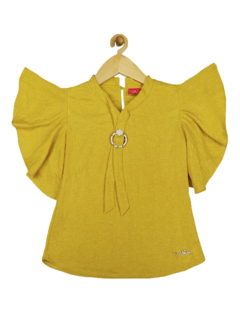 

Tiny Girl Girls Mustard Yellow Regular Top