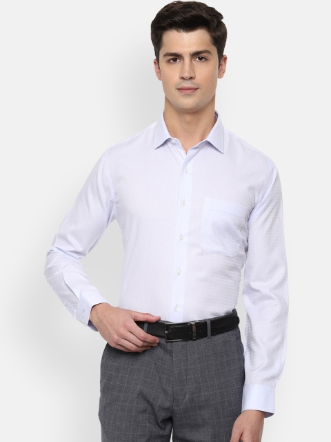 

Van Heusen Men Blue Slim Fit Solid Formal Shirt