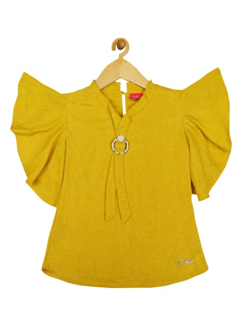 

Tiny Girl Mustard Yellow A-Line Top