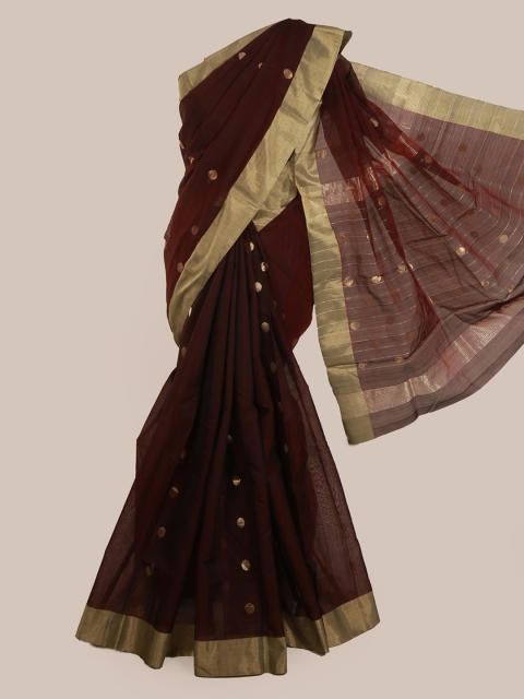 

Pothys Maroon Woven Design Kanjeevaram Saree
