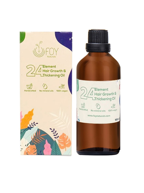 

FOY Naturals 24 Element Hair Growth & Thickening Oil 100 ml, Yellow