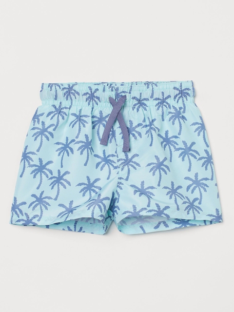 

H&M Boys Blue Patterned Swim Shorts