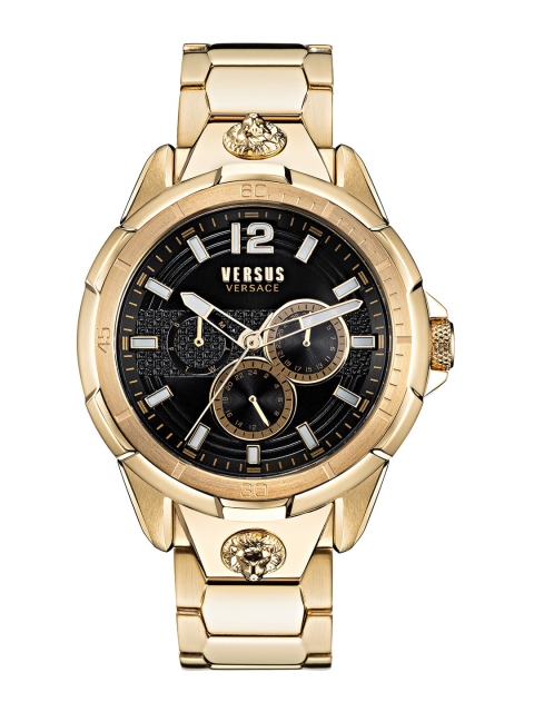 

Versus Men Black & Gold-Toned Analogue Watch VSP1L0621-Black