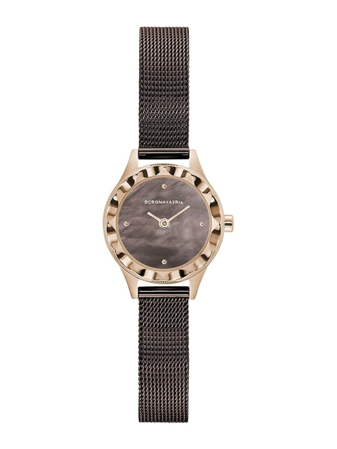

BCBG Max Azria Women Brown Mother of Pearl Analogue Watch BG50828006