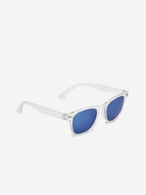DukieKooky Kids Blue Lens & White Wayfarer Sunglasses 900238