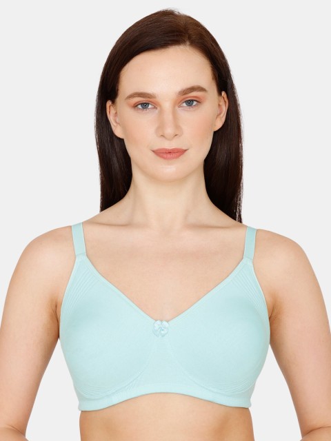 

Rosaline by Zivame Blue Solid Non-Wired Non Padded Everyday Bra RO00ROAP01CBLUE