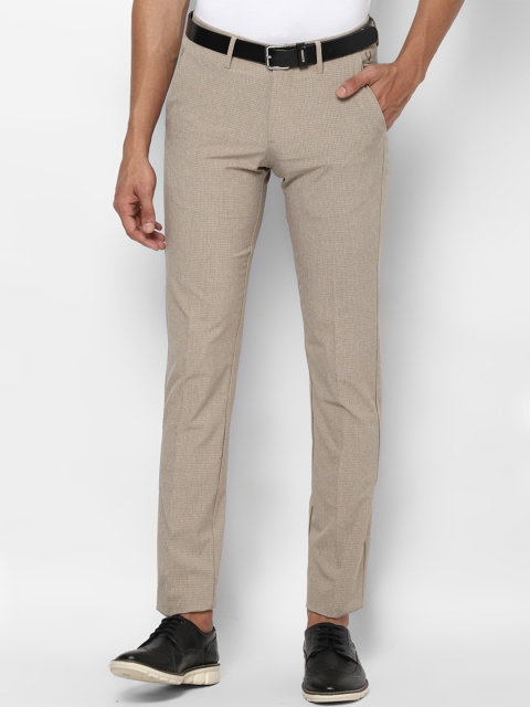 

Allen Solly Men Beige Slim Fit Solid Regular Trousers