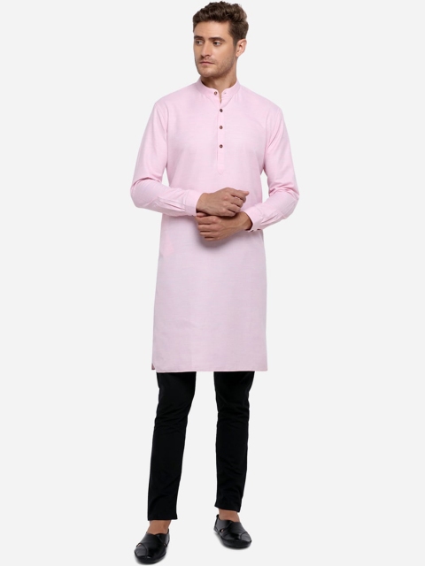 

Modi Kurta Men Pink Pastels Kurtas