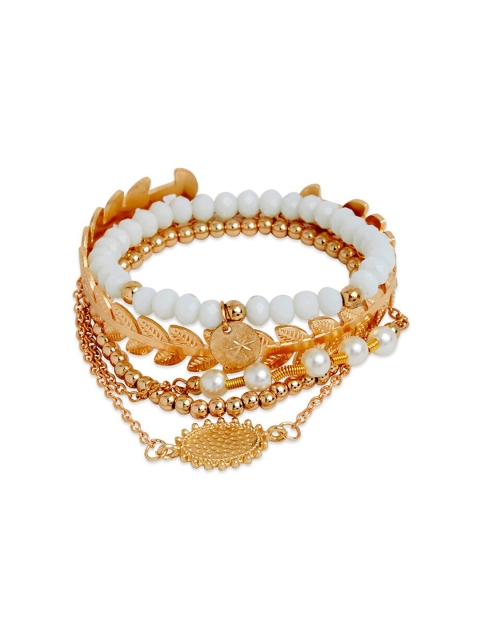 

20Dresses Gold-Toned Set Of 5 Cuff Bracelet