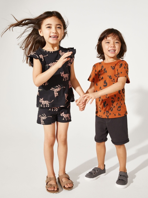 H&M Boys 2-Pack Cotton T-shirts, White