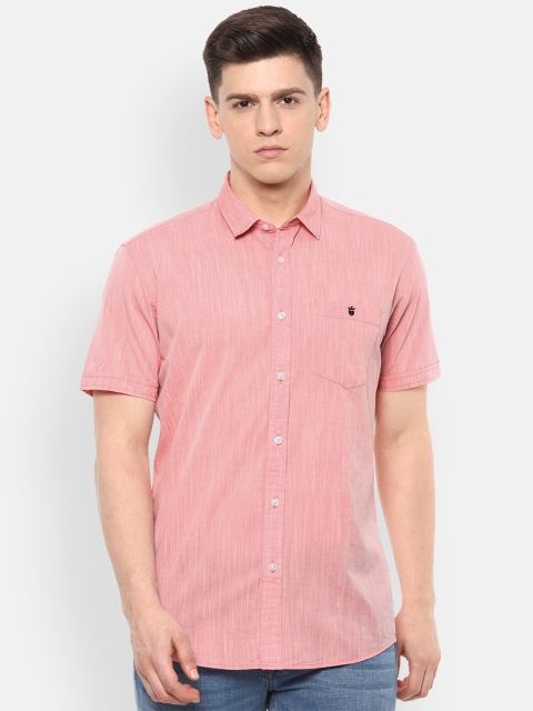 

Louis Philippe Jeans Men Pink Slim Fit Solid Casual Shirt