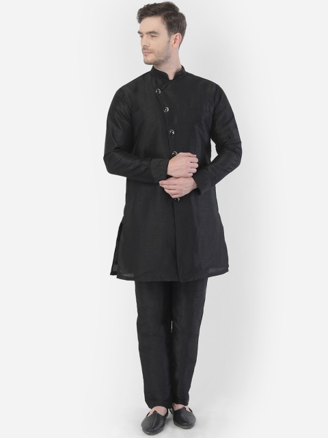 

SG LEMAN Men Black Kurta Set For Men