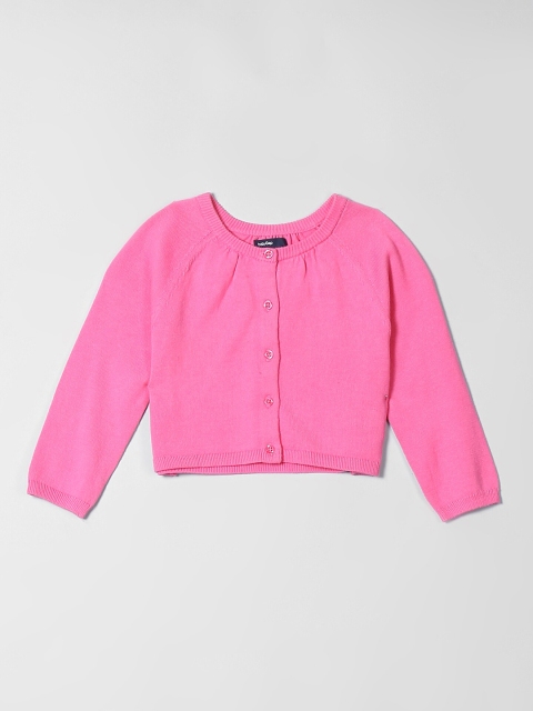 

GAP Infants Boys Pink Shirred Raglan Sweater