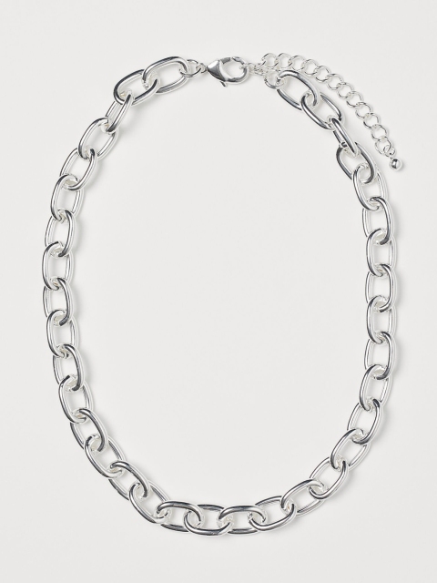 

H&M Women Silver-Toned Short Necklace
