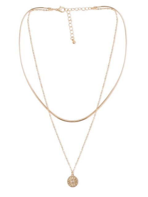 

20Dresses Gold-Toned Metal Layered Necklace