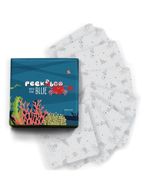 

happywagon Kids Peek-A-Boo Into The Blue Flashcards, Teal