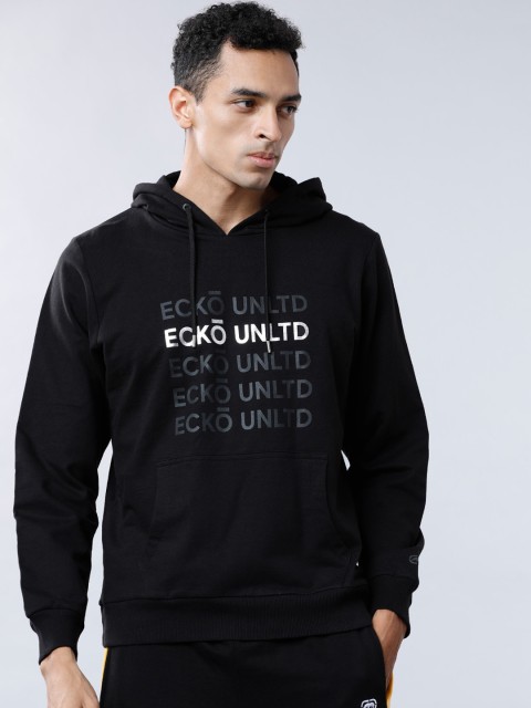 

Ecko Unltd Men Black & White Printed Sweatshirt