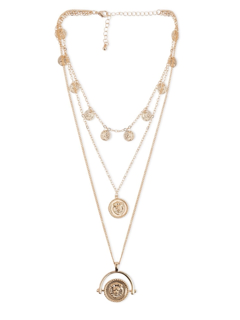 

20Dresses Gold-Toned Metal I Am Yours Layered Necklace