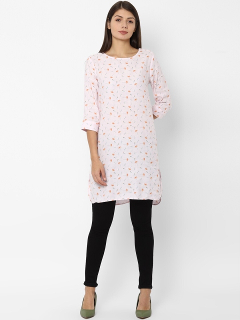 

Allen Solly Woman Women's Pink & Green Printed Tunic
