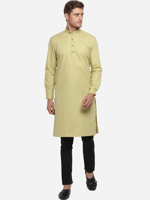 

Modi Kurta Plus Size Men Green Kurtas