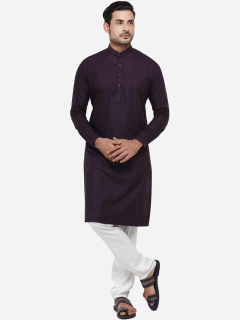 

Modi Kurta Men Deep Purple Kurtas