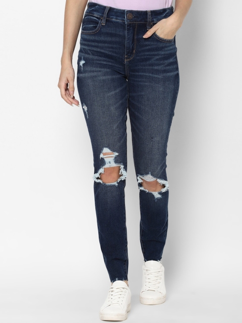 

AMERICAN EAGLE OUTFITTERS Women Blue Regular Fit Jeans