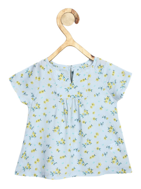 

Allen Solly Junior Blue Ditsy Floral Regular Top