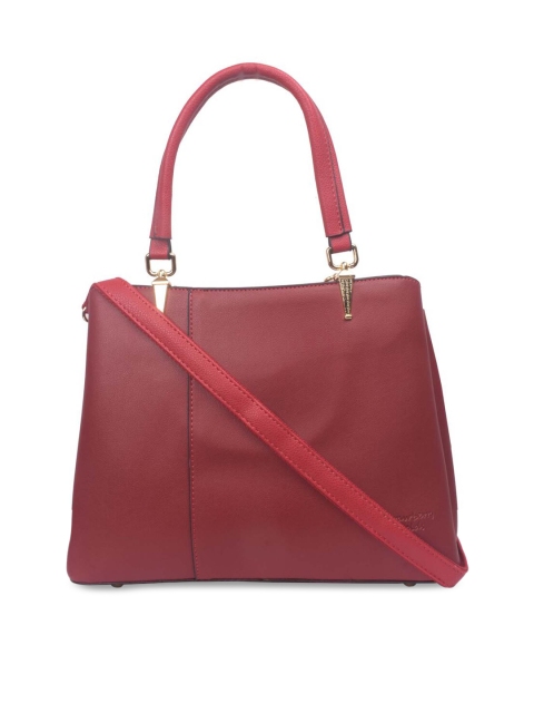 

Bagkok Maroon Solid Handheld Bag