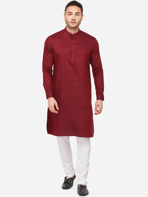 

Modi Kurta Men Maroon Kurtas