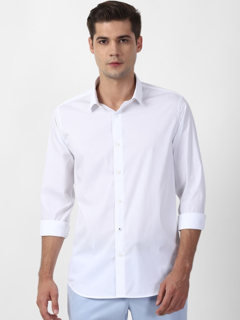 

Louis Philippe Sport Men White Super Slim Fit Solid Casual Shirt