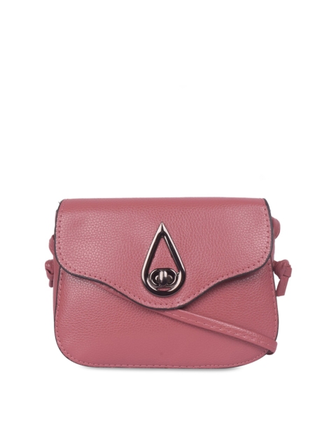 

Bagkok Pink Solid Sling Bag
