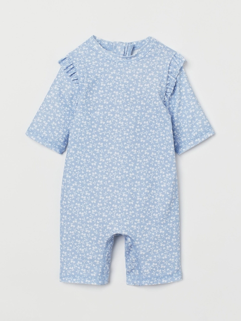 

H&M Kids Blue Printed UPF 50 Surf Suit