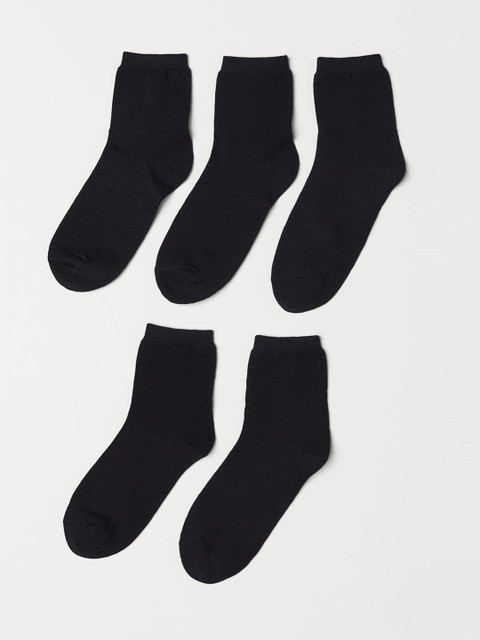 

H&M Women Black 5 Pack Socks