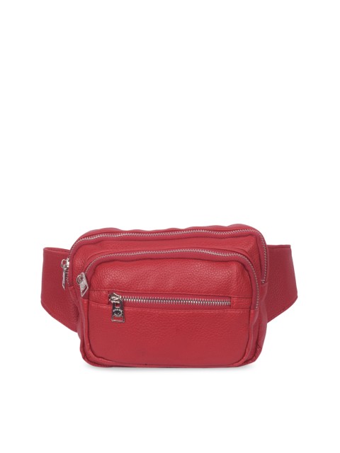 

Bagkok Red Solid Satchel