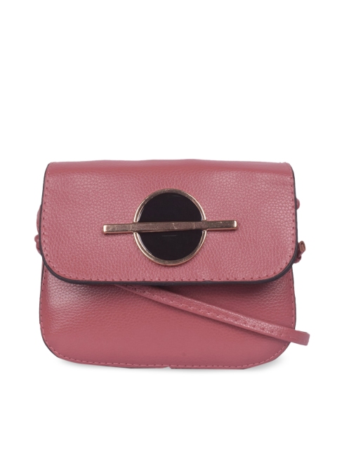 

Bagkok Pink Solid Sling Bag