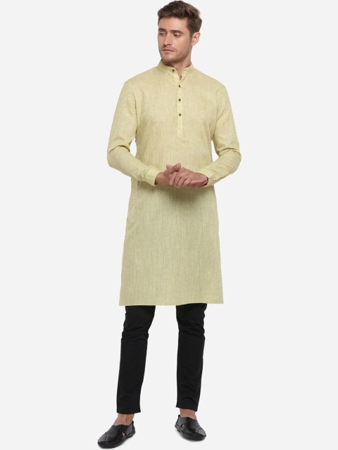 

Modi Kurta Men Yellow Kurtas