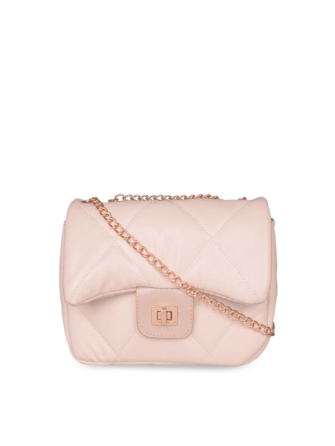 

Bagkok Cream-Coloured Textured Sling Bag