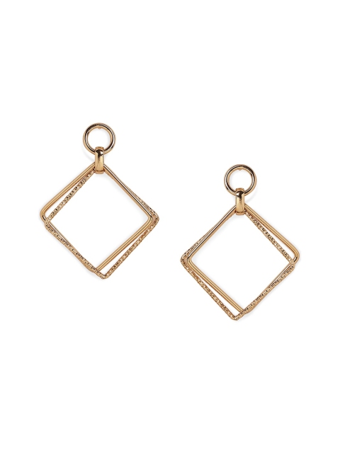 

20Dresses Gold-Toned Diamond Shaped Drop Earrings