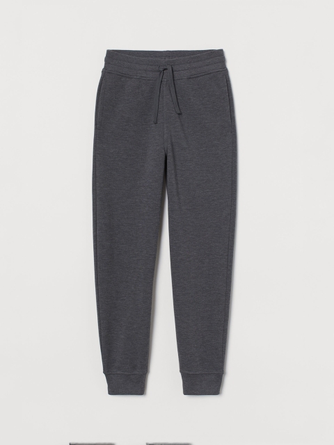 

H&M Boys Grey Solid Brushed-inside joggers